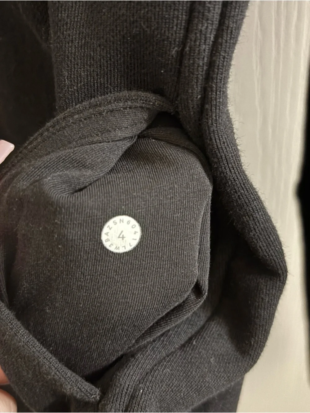 lululemon athletica Black Scuba Mock Neck